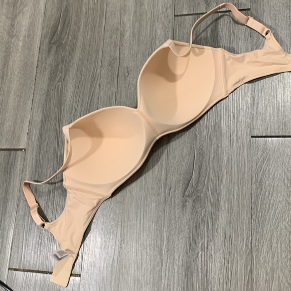 WACOAL How Perfect Wire Free T-Shirt Nude/Beige Bra size 34DD - Picture 8 of 11